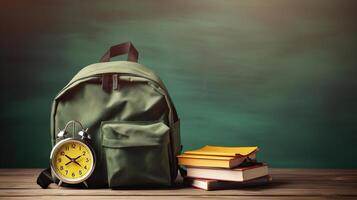 Back to School Educational Background with copy space photo