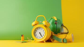 Back to School Educational Background with copy space photo