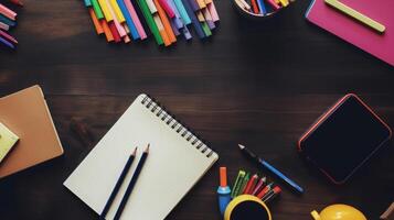 Back to School Educational Background with copy space photo