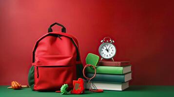Back to School Educational Background with copy space photo