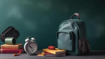 Back to School Educational Background with copy space photo