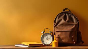 Back to School Educational Background with copy space photo