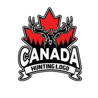 Canadá caza logo vector