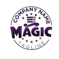 libro magia logo vector