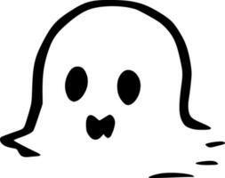 ghost monster cartoon vector