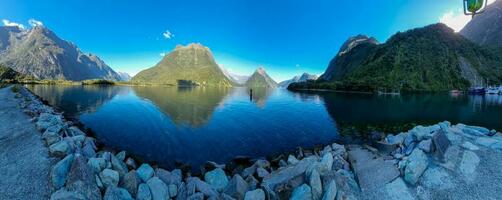 Milford Sound in New Zealand photo