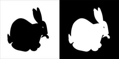 illustration, vector graphic of rabbit icon