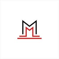 M letter logo design vector template