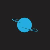Flat planet icon symbol sign, logo template, vector, eps 10 vector