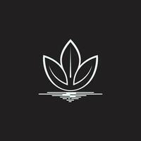 lotus vector icon flower icon in trendy flat design