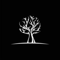 Tree without leaves icon vector