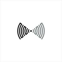 Wifi wireless internet signal logo, icon, symbol design template vector