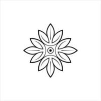 lotus vector icon flower icon in trendy flat design