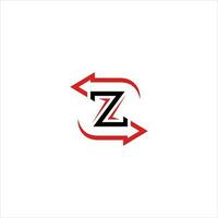 Simple and modern z letter logo vector