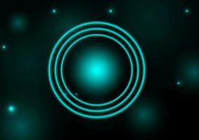 abstract background with green light vector