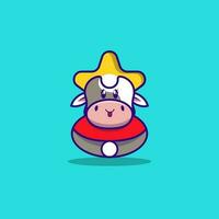 Cute Humanized pig Animal Character Cartoon Vector Illustration art