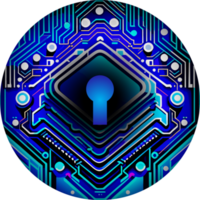 Modern Cybersecurity Technology Icon Pack png