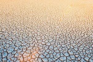 Cracked earth, desertification process,abstract background photo