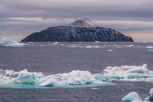 Wild frozen landscape, Antarctica photo