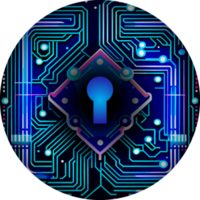 Modern Cybersecurity Technology Icon Pack png