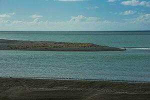 caleta valdés naturaleza reserva paisaje, en península Valdés, la unesco mundo patrimonio sitio, Patagonia argentina foto