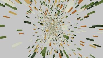 3d animation Visual loop video
