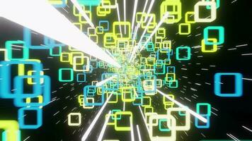 3d animation Visual loop video