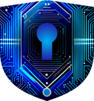 modern Internet-Sicherheit Technologie Symbol Pack png