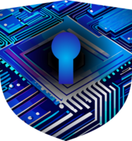 moderno sicurezza informatica tecnologia icona imballare png