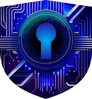 modern Internet-Sicherheit Technologie Symbol Pack png