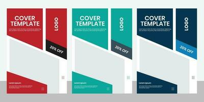 Annual report a4 flier template. corporate presentation cover brochure layout, fully editable booklet poster design vector