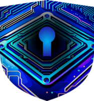 Modern Cybersecurity Technology Icon Pack png