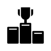 Podium Icon Vector Symbol Design Illustration