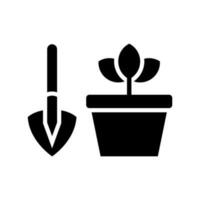 jardinería icono vector símbolo diseño ilustración