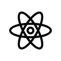 Atom Icon Vector Symbol Design Illustration