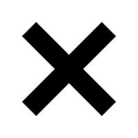 Delete Icon Vector Symbol Design Illustration