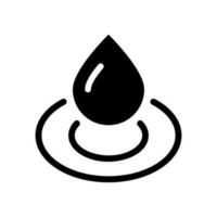 Water Drop Icon Vector Symbol Design Illustration