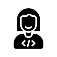 Developer Icon Vector Symbol Design Illustration