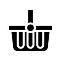 Basket Icon Vector Symbol Design Illustration