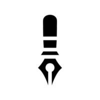 Fountain Pen Icon Vector Symbol Design Illustration