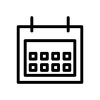 Calendar Icon Vector Symbol Design Illustration