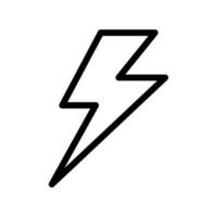 Lightning Icon Vector Symbol Design Illustration