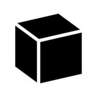 Cube Icon Vector Symbol Design Illustration