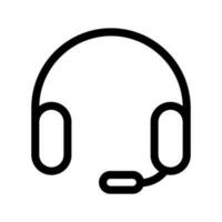 Headset Icon Vector Symbol Design Illustration