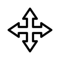 Move Icon Vector Symbol Design Illustration