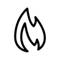 Fire Icon Vector Symbol Design Illustration