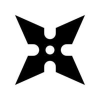 Shuriken Icon Vector Symbol Design Illustration