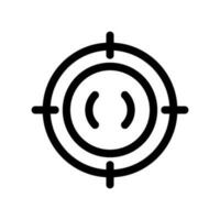 Target Icon Vector Symbol Design Illustration