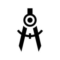 Compass Architecture Icon Vector Symbol Design Illustration