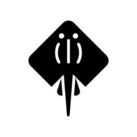 Stingray Icon Vector Symbol Design Illustration